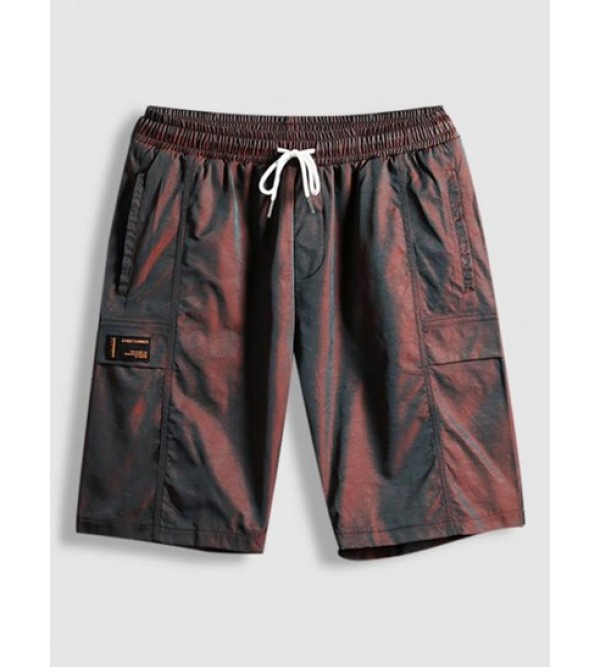 Iridescence Pocket Casual Cargo Shorts