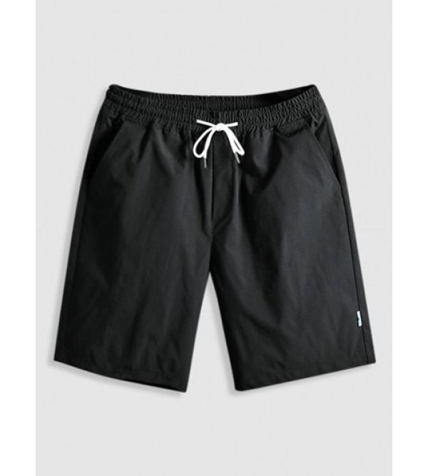 Pockets Drawstring Shorts