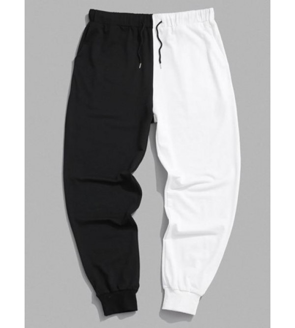 Two Tone Jogger Sweatpants