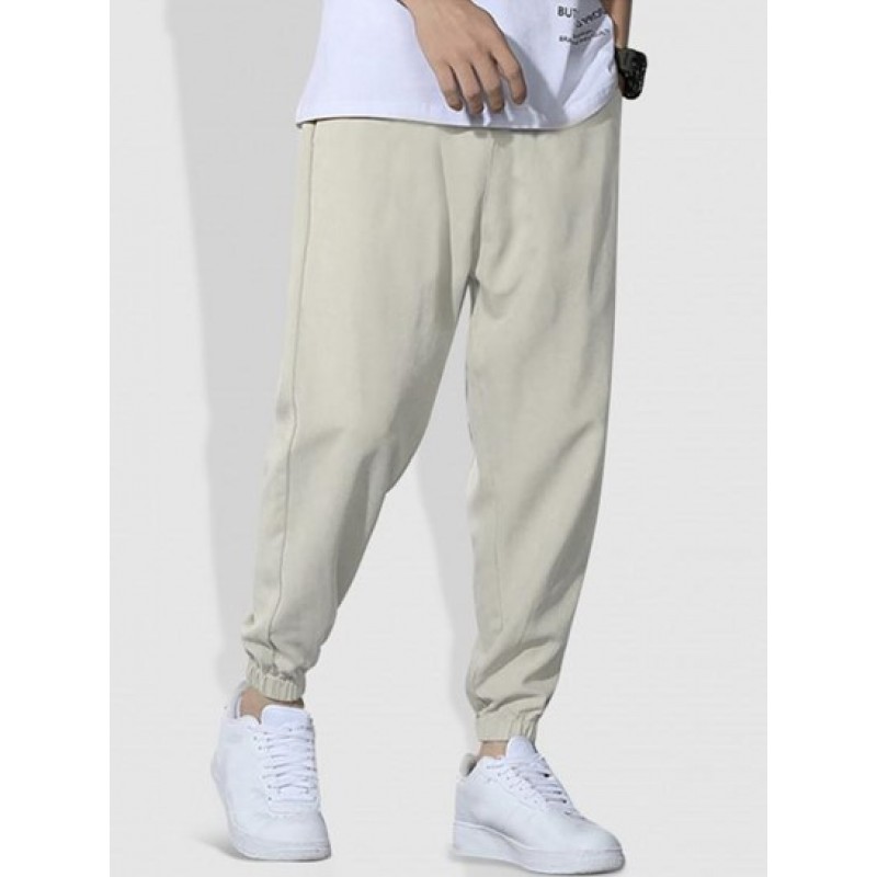 Drawstring Pocket Jogger Pants