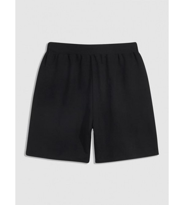 100% Cotton Streetwear Graphic Sweat Shorts