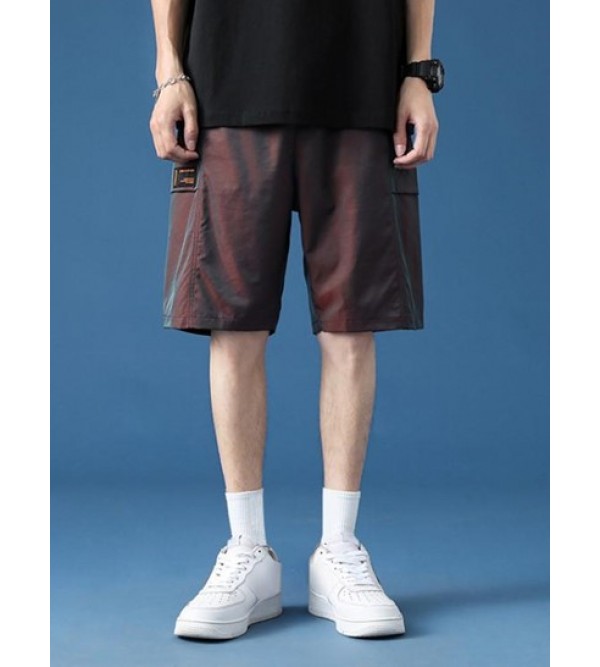 Iridescence Pocket Casual Cargo Shorts