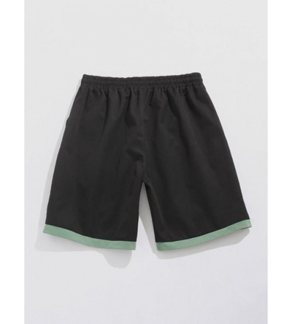 Colorblock Streetwear Cargo Shorts