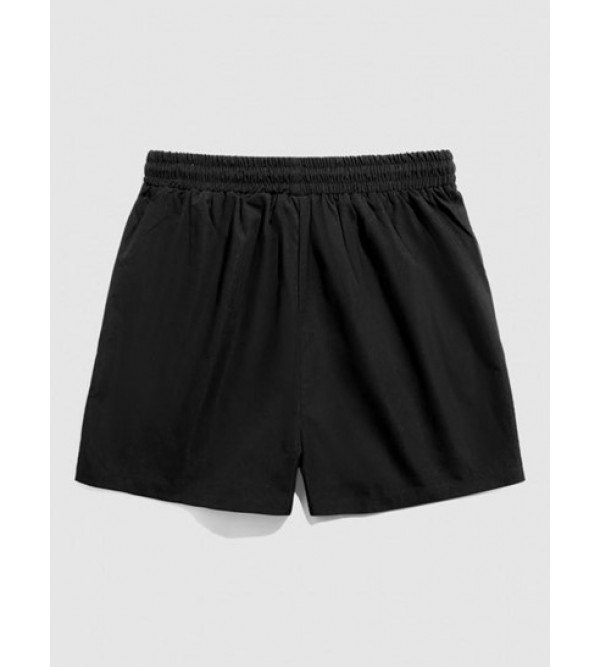 Brooklyn Letter Printed Drawstring Streetwear Basketball Shorts Brooklyn Letter Printed Drawstring Streetwear Basketball Shorts