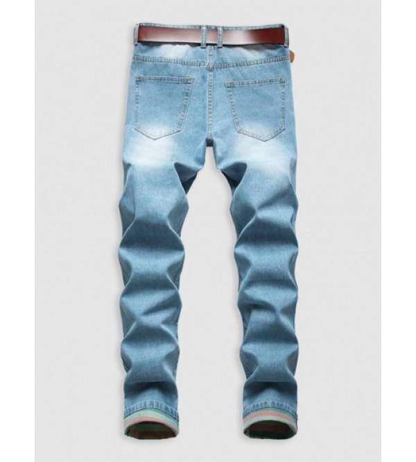 Colorful Shredded Ripped Skinny Jeans Colorful Shredded Ripped Skinny Jeans