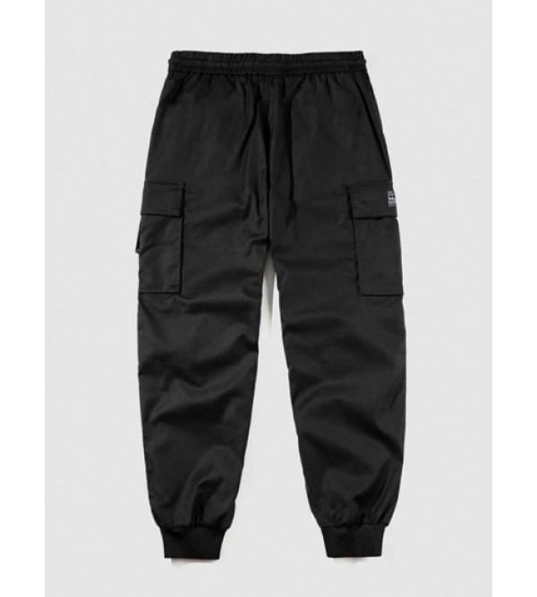 Patch Design Jogger Cargo Pants