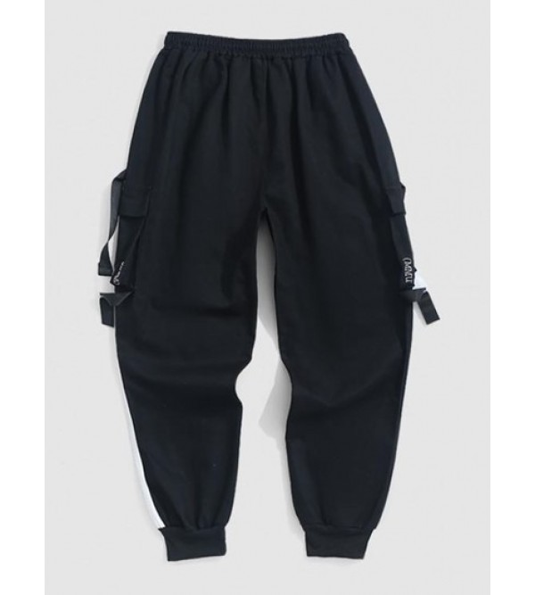 Colorblock Pockets Letter Print Drawstring Cargo Shorts Colorblock Pockets Letter Print Drawstring Cargo Shorts