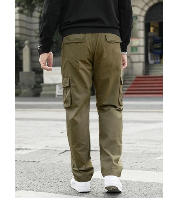 Drawstring Applique Cargo Pants Drawstring Applique Cargo Pants