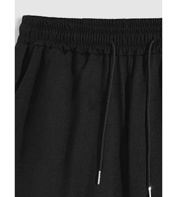 Stripe Drawstring Shorts