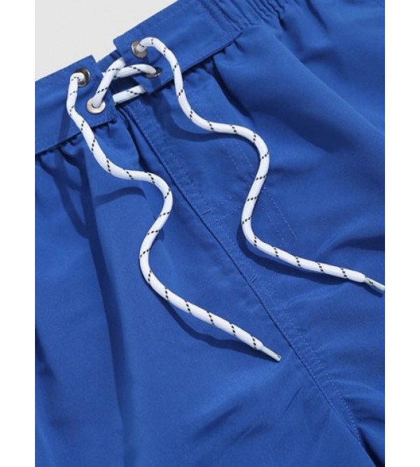 Colorblock Spliced Stripe Casual Shorts Colorblock Spliced Stripe Casual Shorts