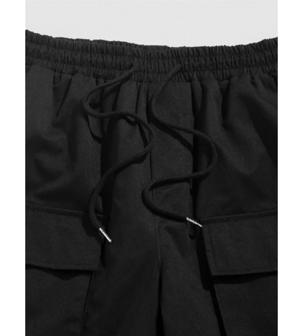 Colorblock Streetwear Cargo Shorts