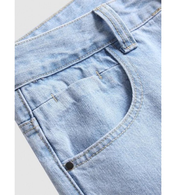 Hidden Zipper Ripped Light Wash Jeans Hidden Zipper Ripped Light Wash Jeans