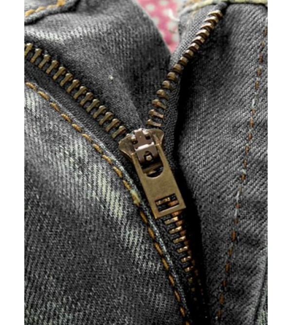 Retro Ripped Casual Denim Jeans Retro Ripped Casual Denim Jeans