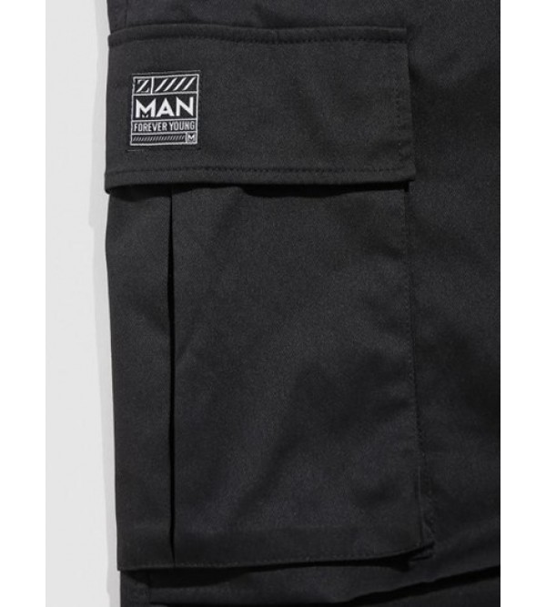 Patch Design Jogger Cargo Pants