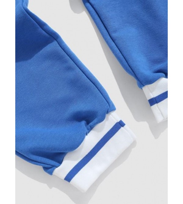 Letter CALIFORNIA Printed Drawstring Jogger Pants Letter CALIFORNIA Printed Drawstring Jogger Pants