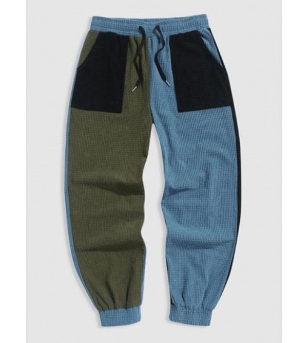 Colorblock Corduroy Jogger Pants Colorblock Corduroy Jogger Pants