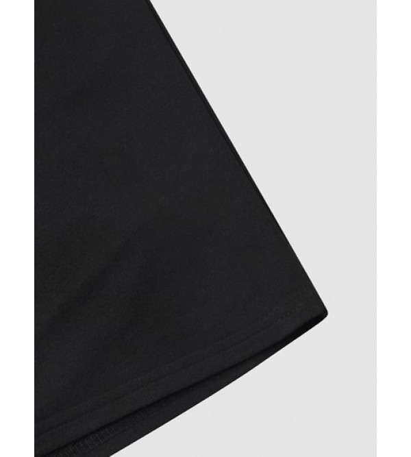 100% Cotton Streetwear Graphic Sweat Shorts