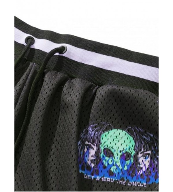 Flame ET Graphic Elastic Wasit Shorts Flame ET Graphic Elastic Wasit Shorts