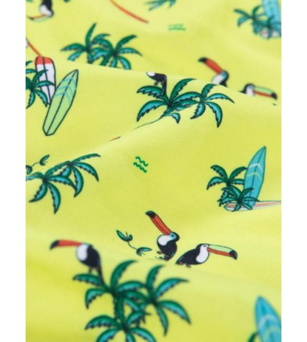 Coconut Print Casual Pockets Drawstring Beach Shorts Coconut Print Casual Pockets Drawstring Beach Shorts