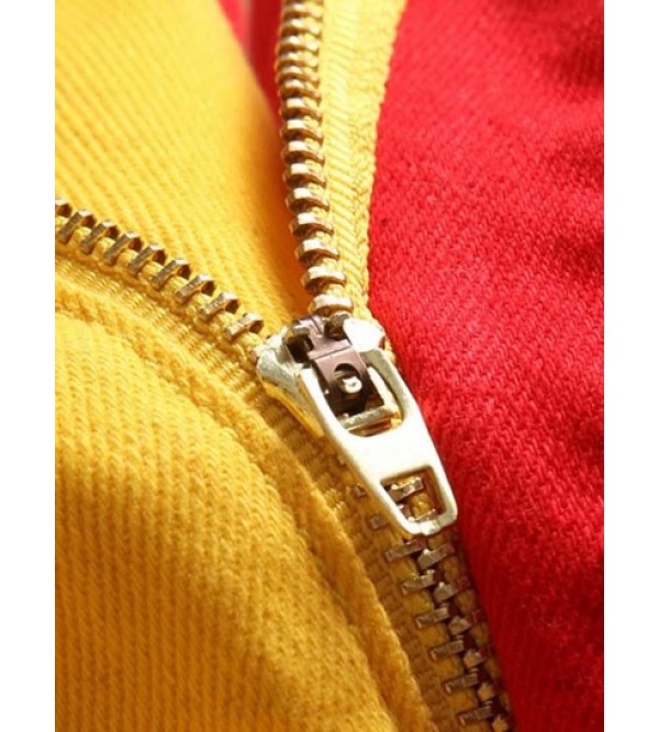 Colorblock Two Tone Zipper Fly Jeans Colorblock Two Tone Zipper Fly Jeans