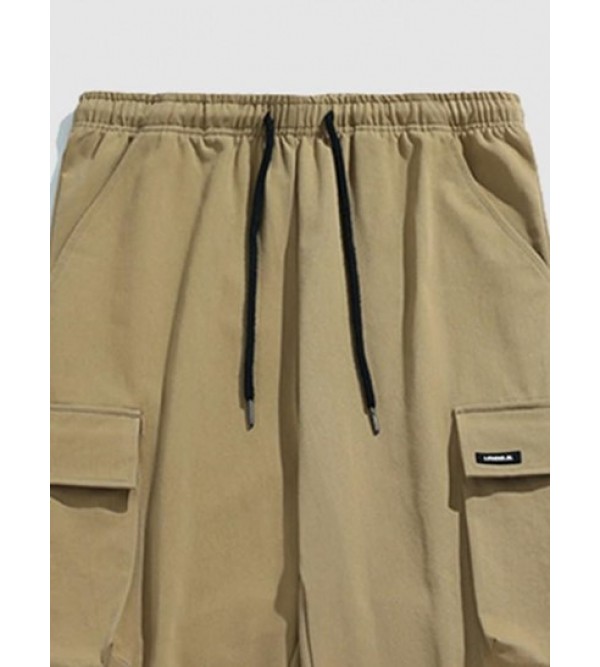 3D Pocket Cargo Beam Feet Pants