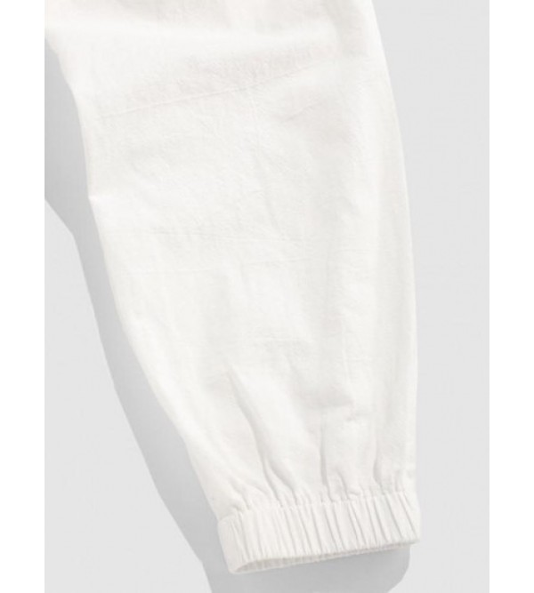 Solid Color Label Design Sweatpants