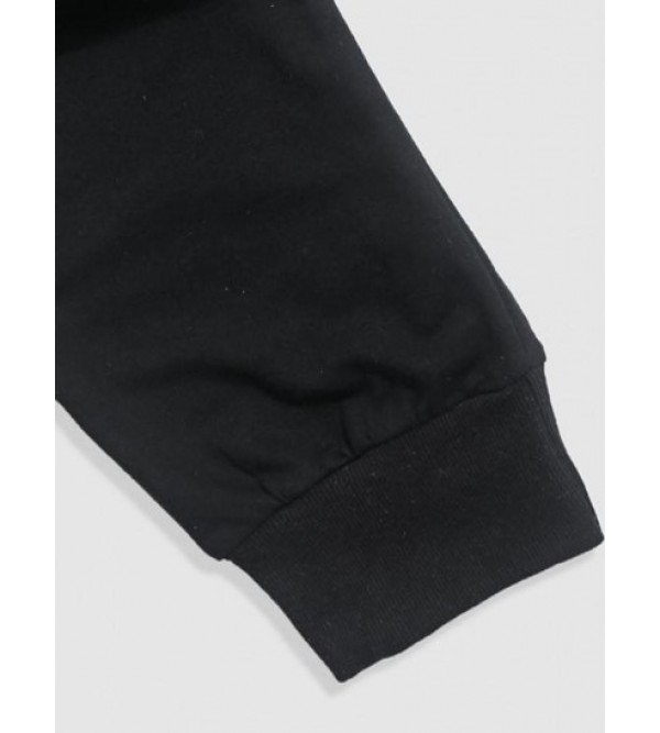 2Pcs Solid Color Jogger Sweatpants