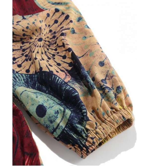 Novelty Painting Printed Casual Pants