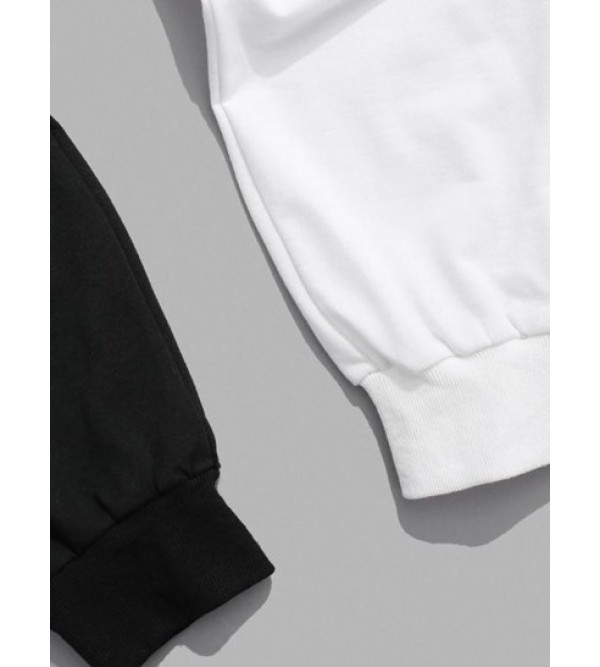 Two Tone Jogger Sweatpants