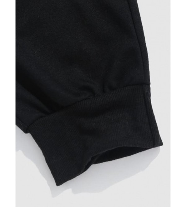 Moon And Astronaut Printed Sweatpants