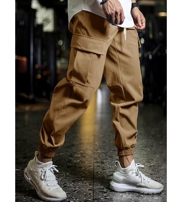 Drawstring Jogger Cargo Pants